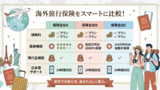 海外旅行保険 6社比較